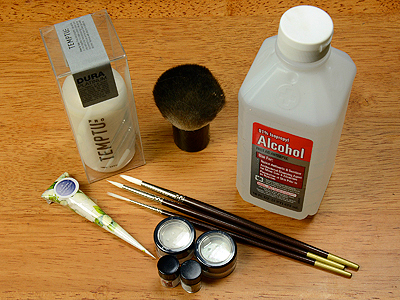 materials used to create 'silver henna'