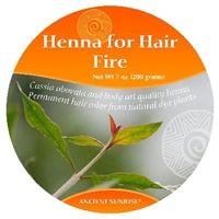 Sample Ancient Sunrise Henna for Hair Fire Kit