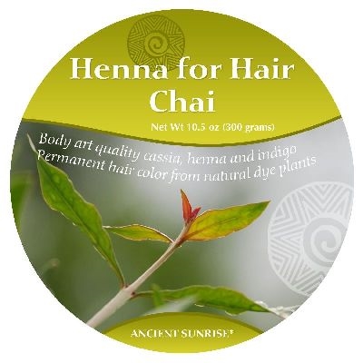 Sample Henna For Hair Chai Kit, Natural permanent hair dye, restores  strength and shine