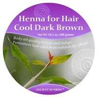 Sample Ancient Sunrise Henna For Hair Cool Dark Brunette