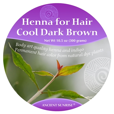 Sample Ancient Sunrise Henna For Hair Cool Dark Browm