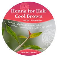 Sample Ancient Sunrise Henna for Hair Cool Brunette Kit