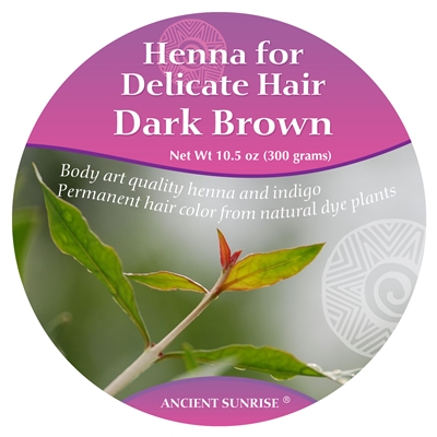 Henna for Delicate Hair Dark Brown Kit