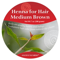 Sample Henna for hair Medium Brunette Kit