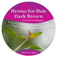 Sample Henna for Hair Dark Brunette Kit