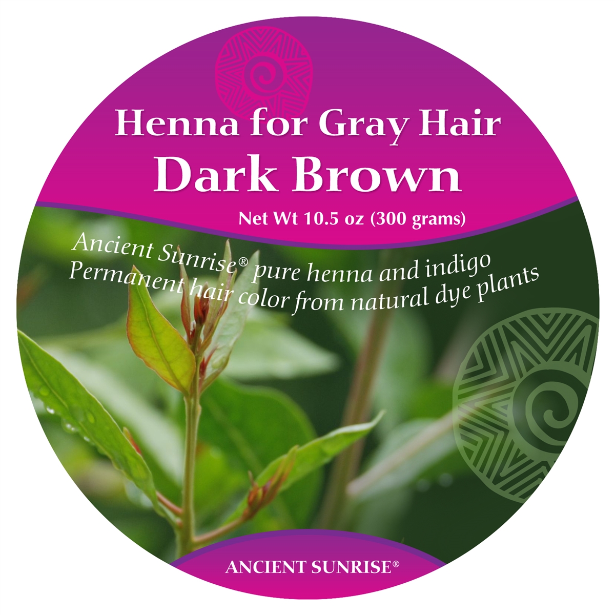 Sample Henna for Gray hair Dark Brown Kit, restore strength and shine,  natural hair product 